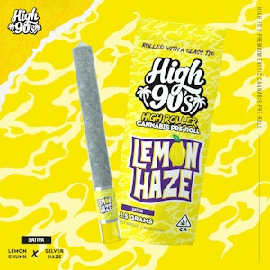 HIGH 90s - High 90s : Lemon Haze 1.5g High Roller Pre-Roll