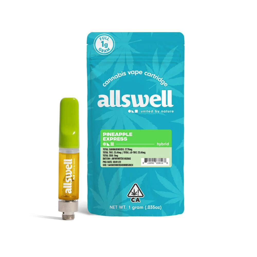Allswell - Allswell - Cartridge - Distillate - Pineapple Express - 1g Main Image