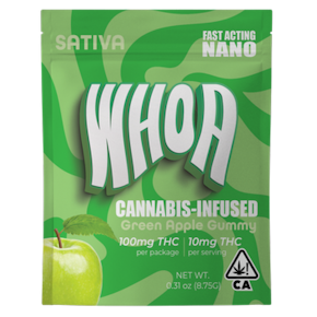 WHOA | Gummies | Green Apple | 100mg