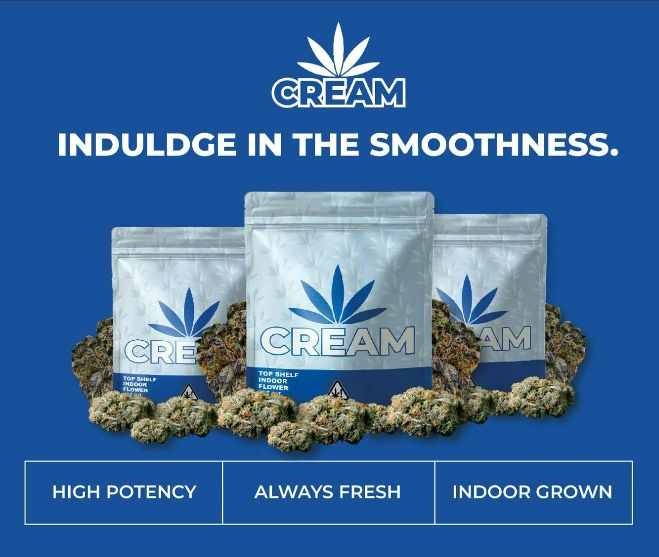 CREAM - Cream Blissful Blueberry 3.5g Flower Main Image