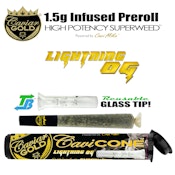 Caviar Gold - Preroll - Lightning OG Infused 1.5g