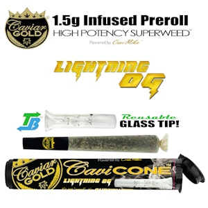Caviar Gold - Caviar Gold - Preroll - Lightning OG Infused 1.5g