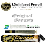 Caviar Gold l Cavi Cone l Original Gangsta l 1.5 Infused Pre-Roll