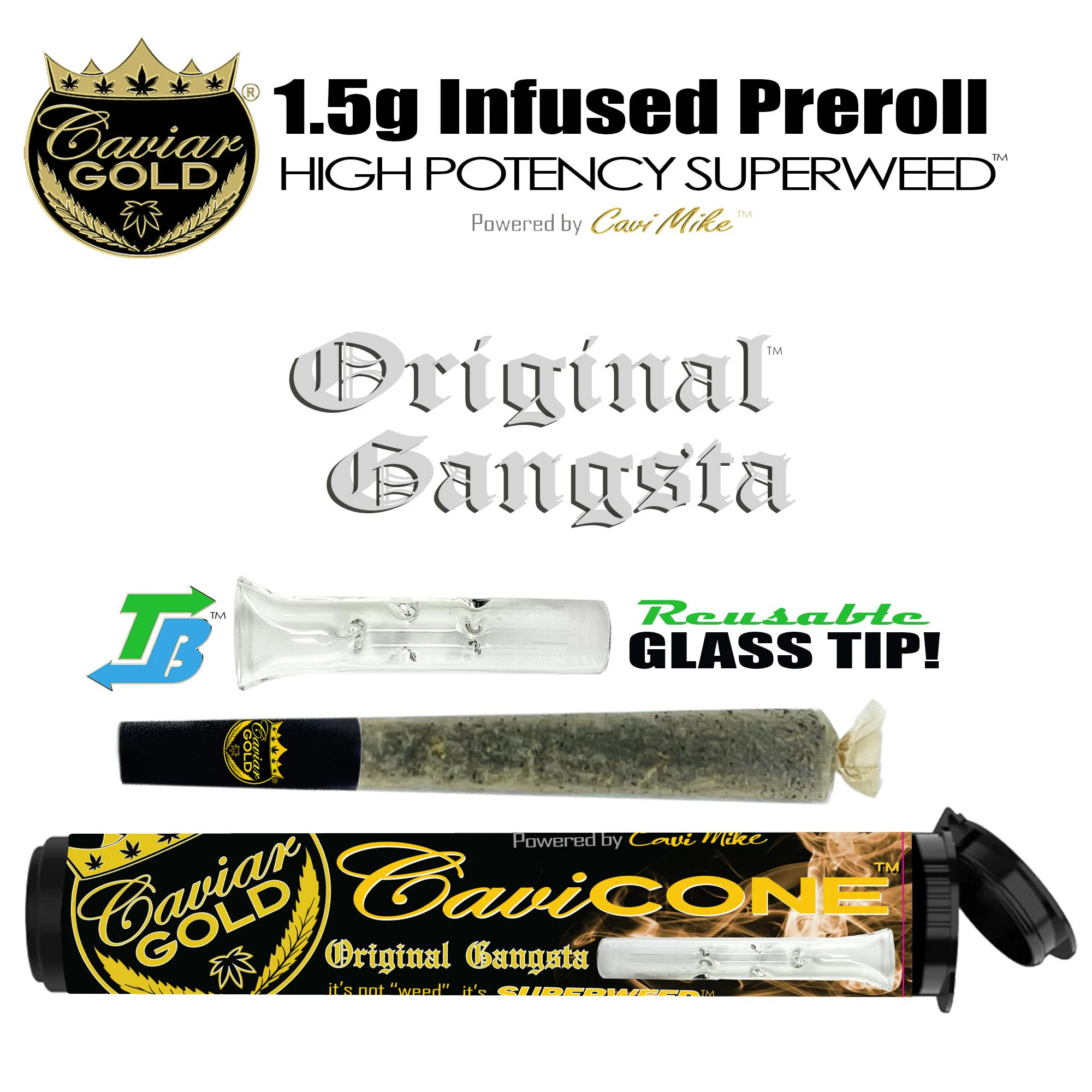 Caviar Gold - Caviar Gold - Original Gangsta Infused 1.5 Main Image