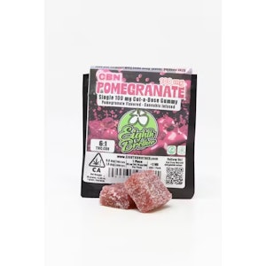 EIGHTH BROTHER - Eighth Brother - Pomegranate CBN Single 100mg Cut-a-Dose Gummy