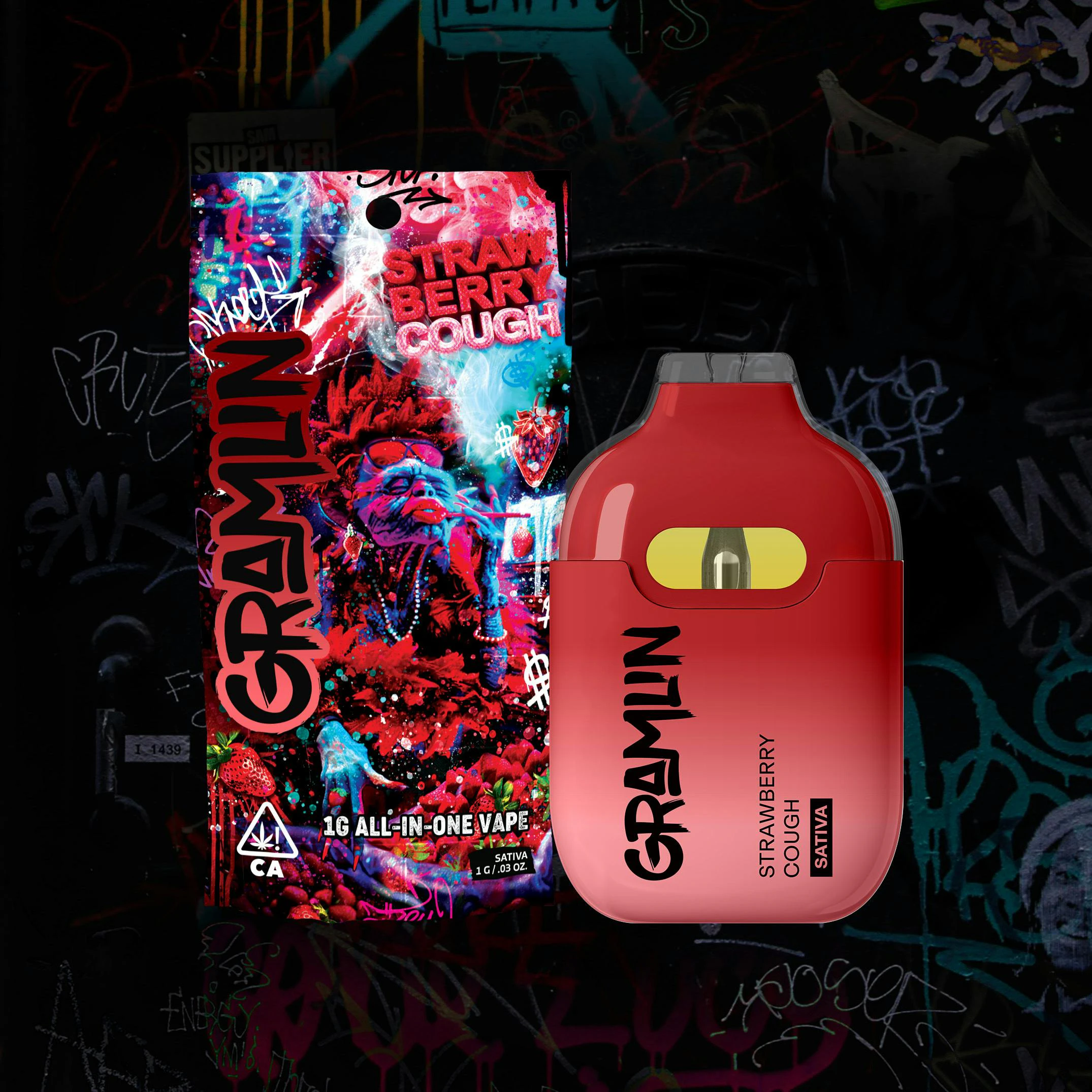 Gramlin - Gramlin - Disposable - Distillate - Strawberry Cough - 1g Main Image