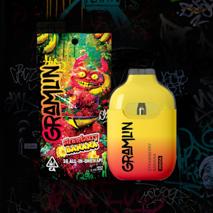 GRAMLIN - GRAMLIN |  STRAWBERRY BANANA - AIO | CARTRIDGE | 1G