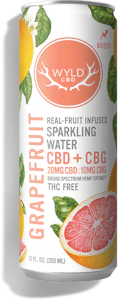 Wyld - Wyld | 20mg Grapefruit CBD:CBG Sparkling Water