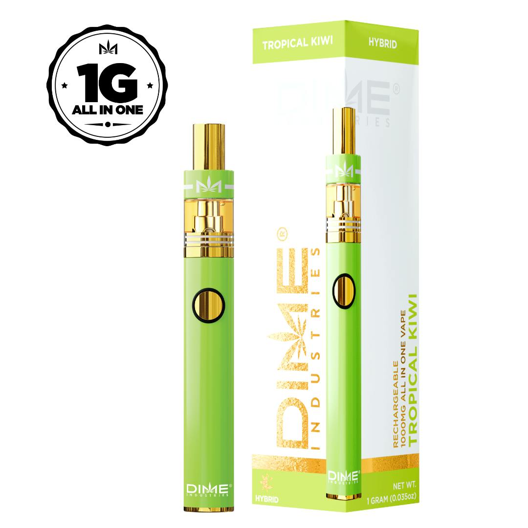 Tropical Kiwi -Hybrid- All in One Device 1000mg (Vape Pens)   |  DIME   -p3