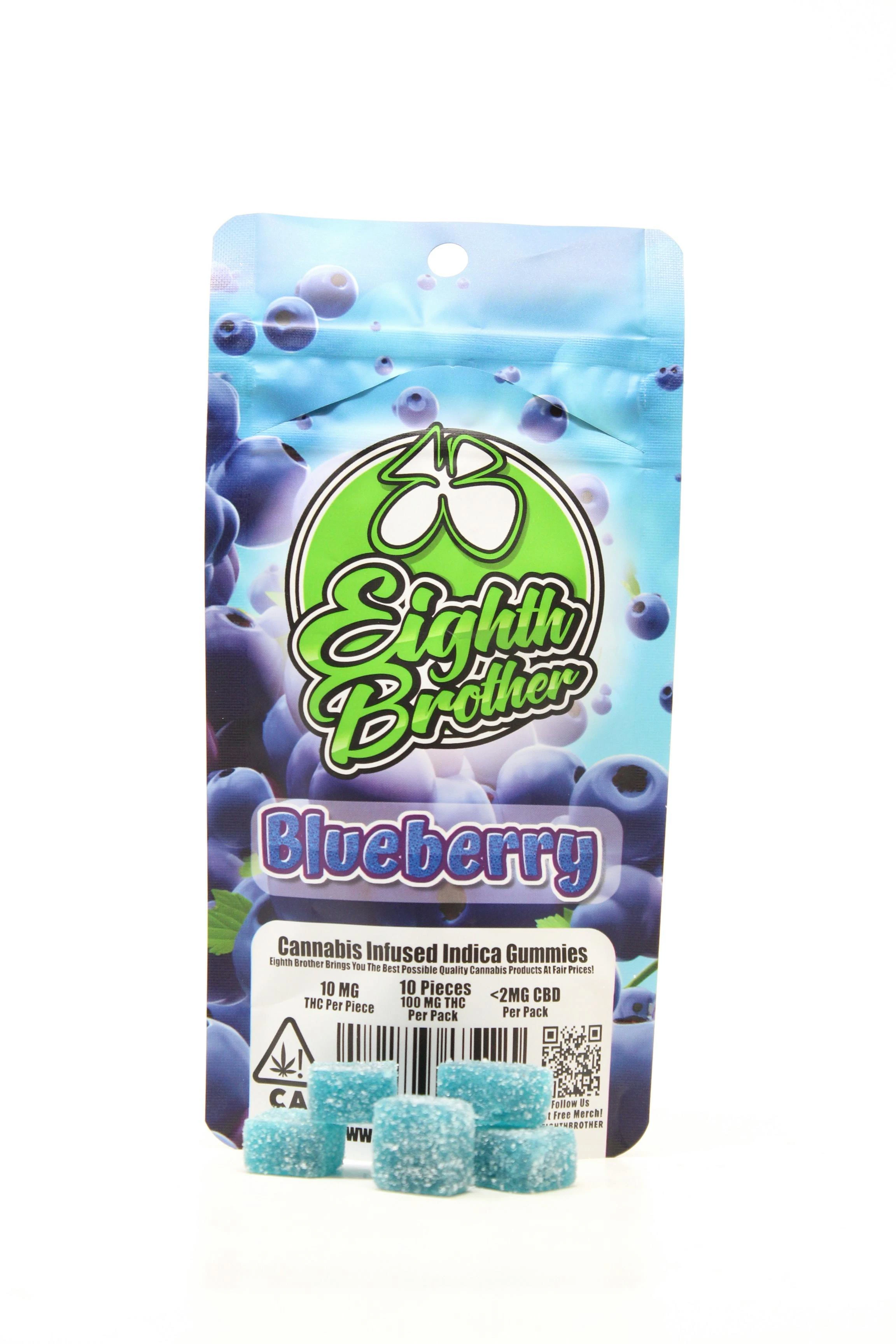 Eighth Brother - Eighth Brother - Edible - Gummies - Blueberry - 100mg p Main Image