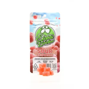 EIGHTH BROTHER - Eighth Brother Sour Raspberry 100mg Gummies