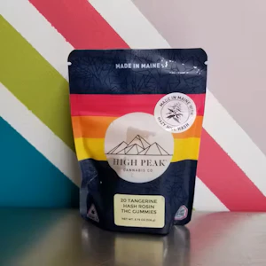 High Peak Edibles, LLC - High Peak Edibles | Tangerine Hash Rosin Gummies | 200mg