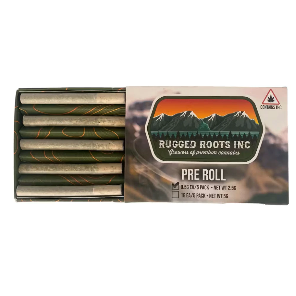 Rugged Roots -  Rugged Roots | Variety Pack #122 1G Pre-Rolls | 5G Main Image