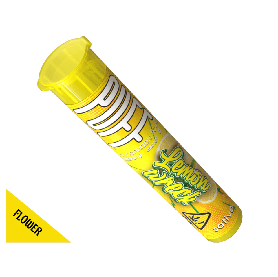 PUFF - Lemon Wreck - sativa - 1 gram pre-roll Main Image