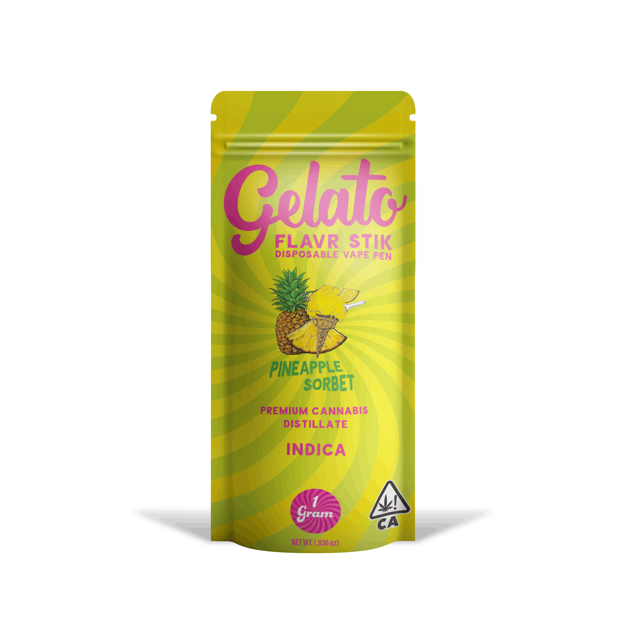 Gelato - GELATO | PINEAPPLE SORBET - AIO | CARTRIDGE | 1G Main Image
