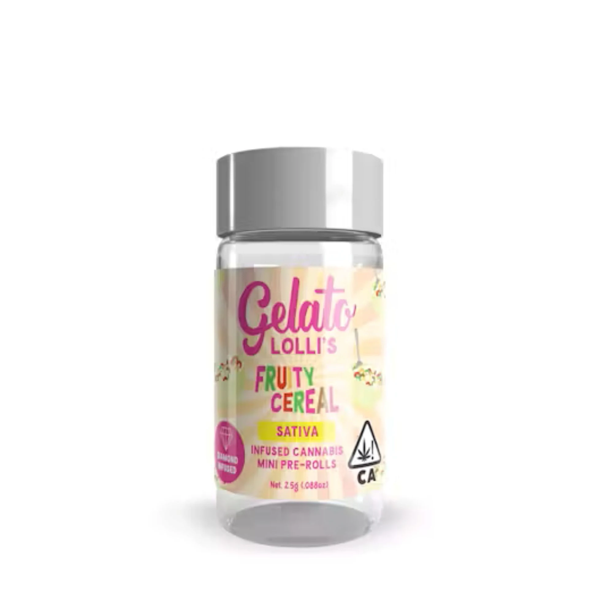 Gelato - Gelato Lolli Infused 5pk Prerolls 3g Fruity Cereal Main Image