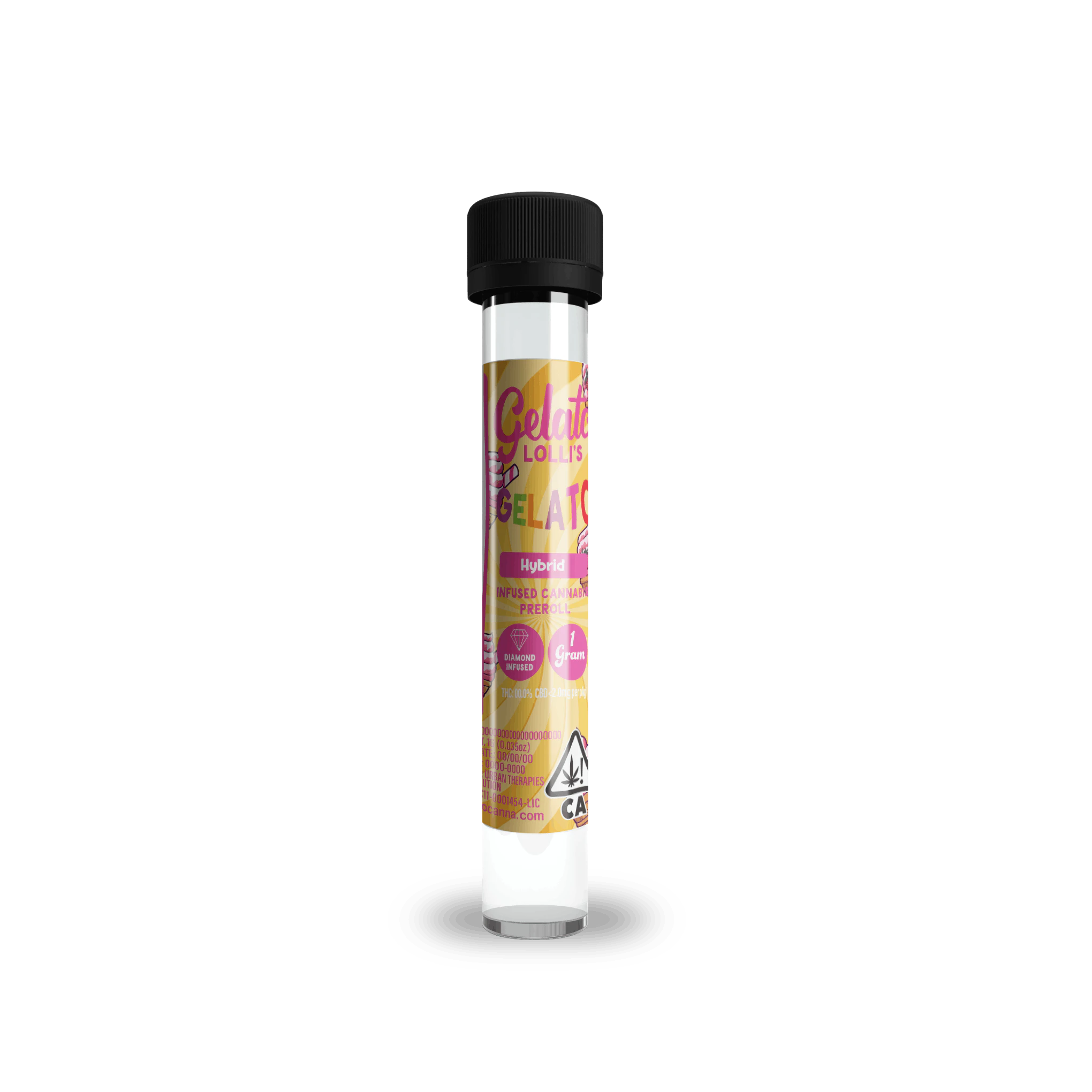 Gelato - GELATO - LOLLI'S - PINEPAPPLE EXPRESS 1.2G INFUSED PRE-ROLL Main Image