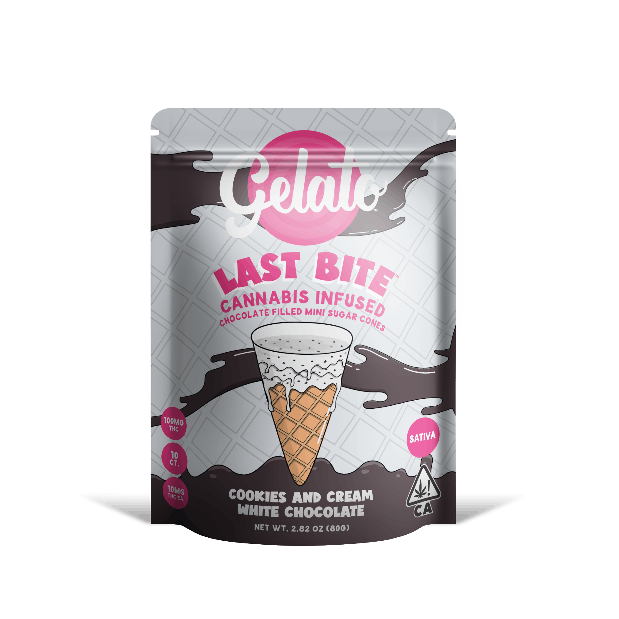 Last Bites Cookies N Cream Mini Cones 100mg