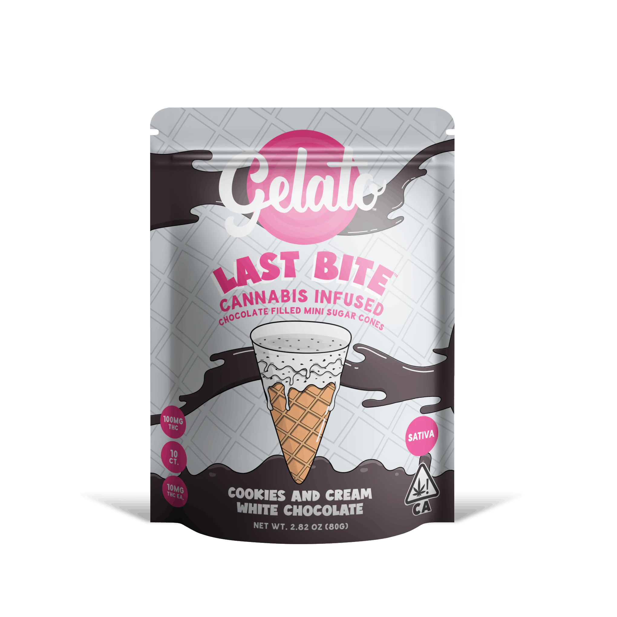 Gelato - Gelato - Last Bites Cookies N Cream Mini Cones 100mg Main Image