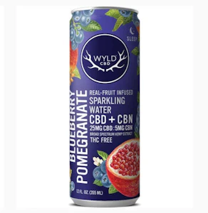 Wyld - Wyld | CBD:CBN | Blueberry Pomegranate Sparkling Water