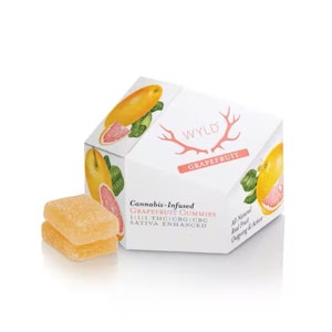 WYLD - Wyld Grapefruit THC : CBG : CBC 100mg THC: 100mg CBG : 100mg CBC Edibles