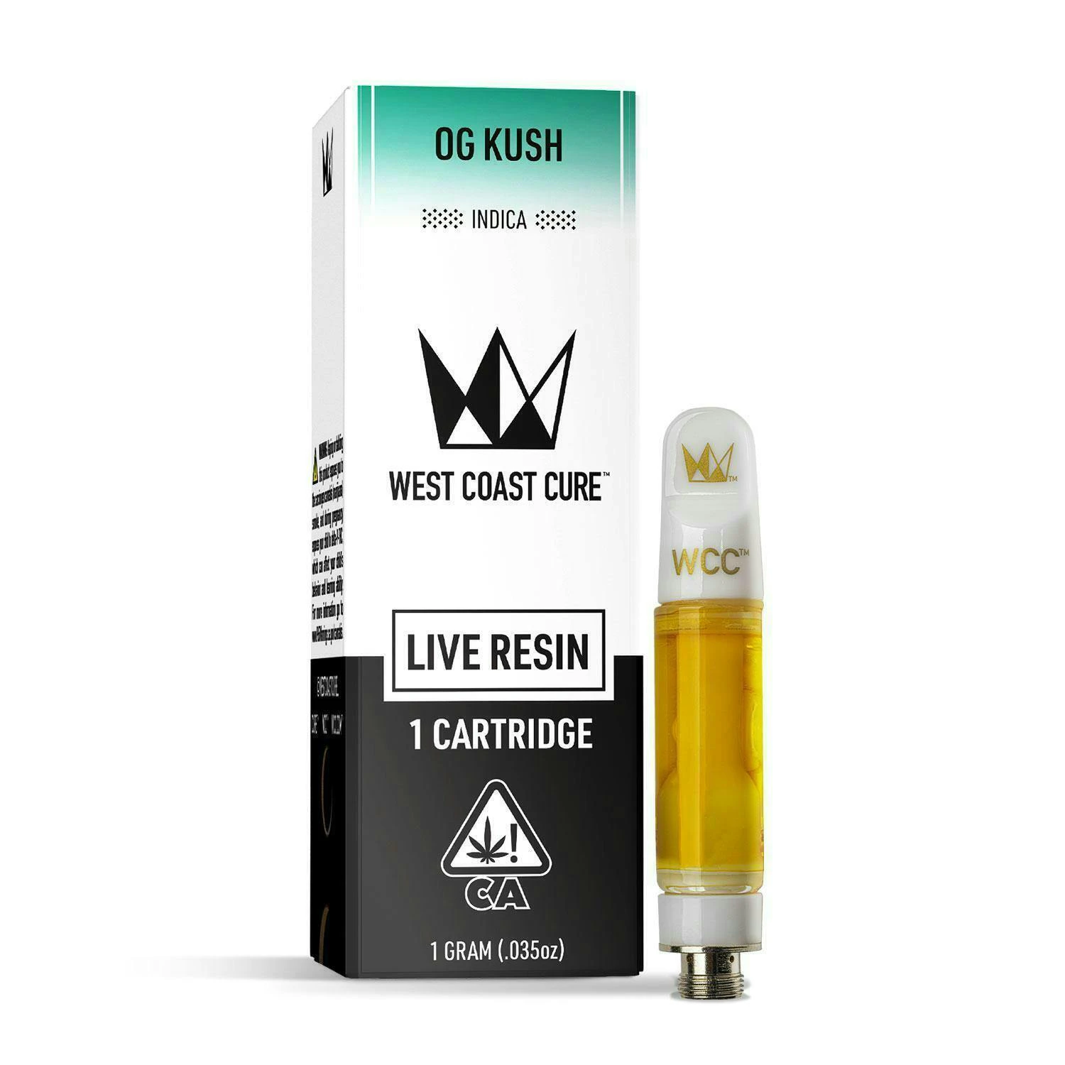 West Coast Cure - West Coast Cure - Cartridge - OG Kush - Live Resin - 1G Main Image