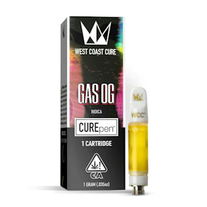WEST COAST CURE - West Coast Cure - Cartridge - Gas OG - 1G