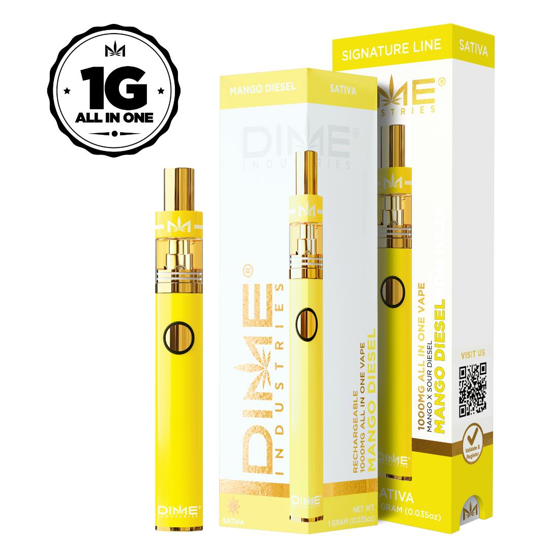 Mango Diesel -Sativa- All in One Device 1000mg (Vape Pens)   |  DIME   -s2