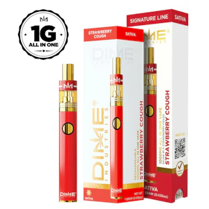 Dime Industries - Dime Industries Strawberry Cough Signature Line 1g Disposable