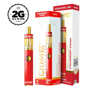 Dime Industries - Strawberry Cough - 2G AIO Vape