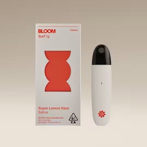 Bloom | Disposable | Surf Distillate AIO - Super Lemon Haze | 1g