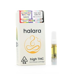 Halara - High THC - Lychee Goji Berry Tea 1G Cartridge