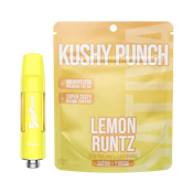 Kushy Punch 1G 510 Vape Cart - Lemon Runtz