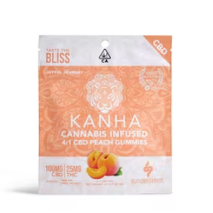 KANHA TREATS - Kanha - Peach 4:1 CBD