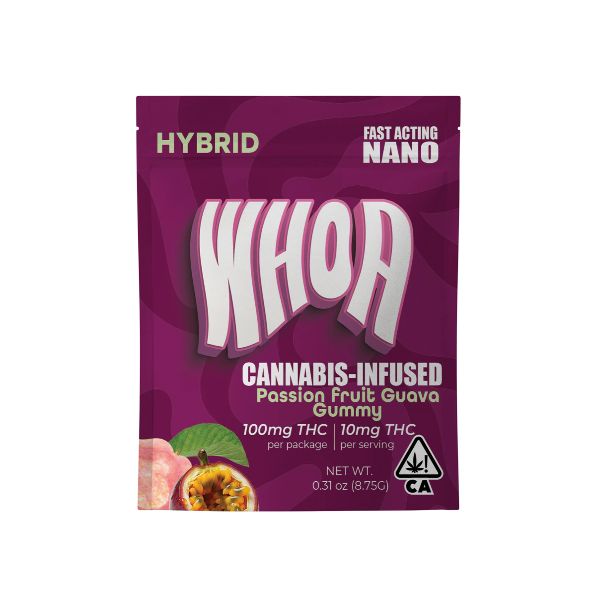 Whoa - WHOA | Gummies | Passion Fruit Guava | 100mg Main Image