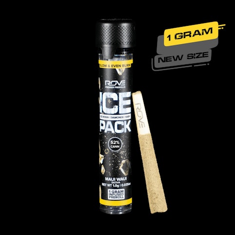 Rove - Maui Waui -Sativa- Triple Infused Ice Packs {Rosin, Hash, and Diamonds} 1g (Pre-Roll)  |  Rove    -k11