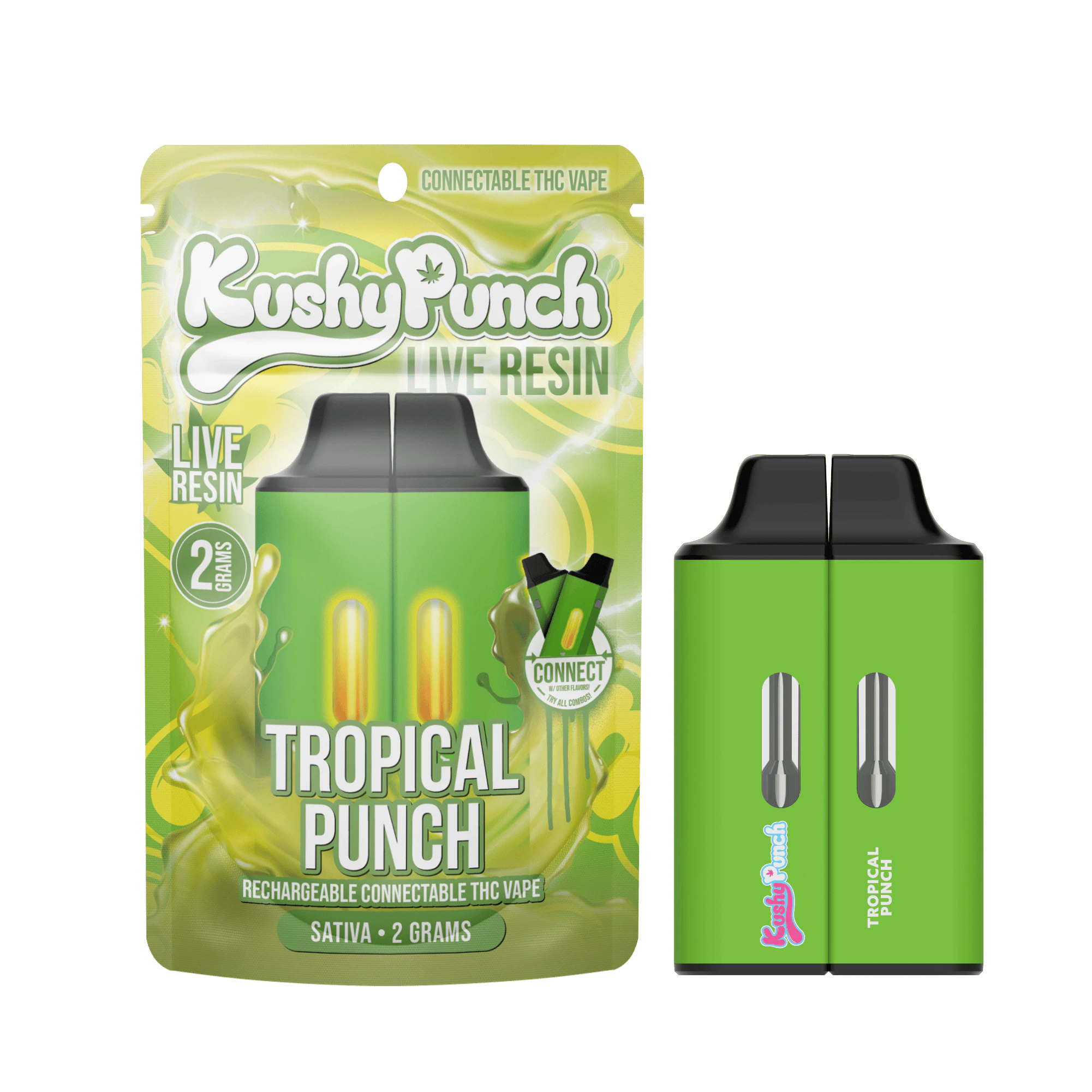 Kushy Punch - Kushy Punch 2G Live Resin Connects - Tropical Punch Main Image