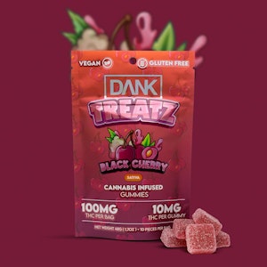 DANK - DANK TREATZ - Edibles - BLACK CHERRY - 100mg