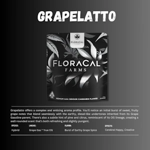 FloraCal - FloraCal | Indoor Flower | Grapelatto | 3.5g