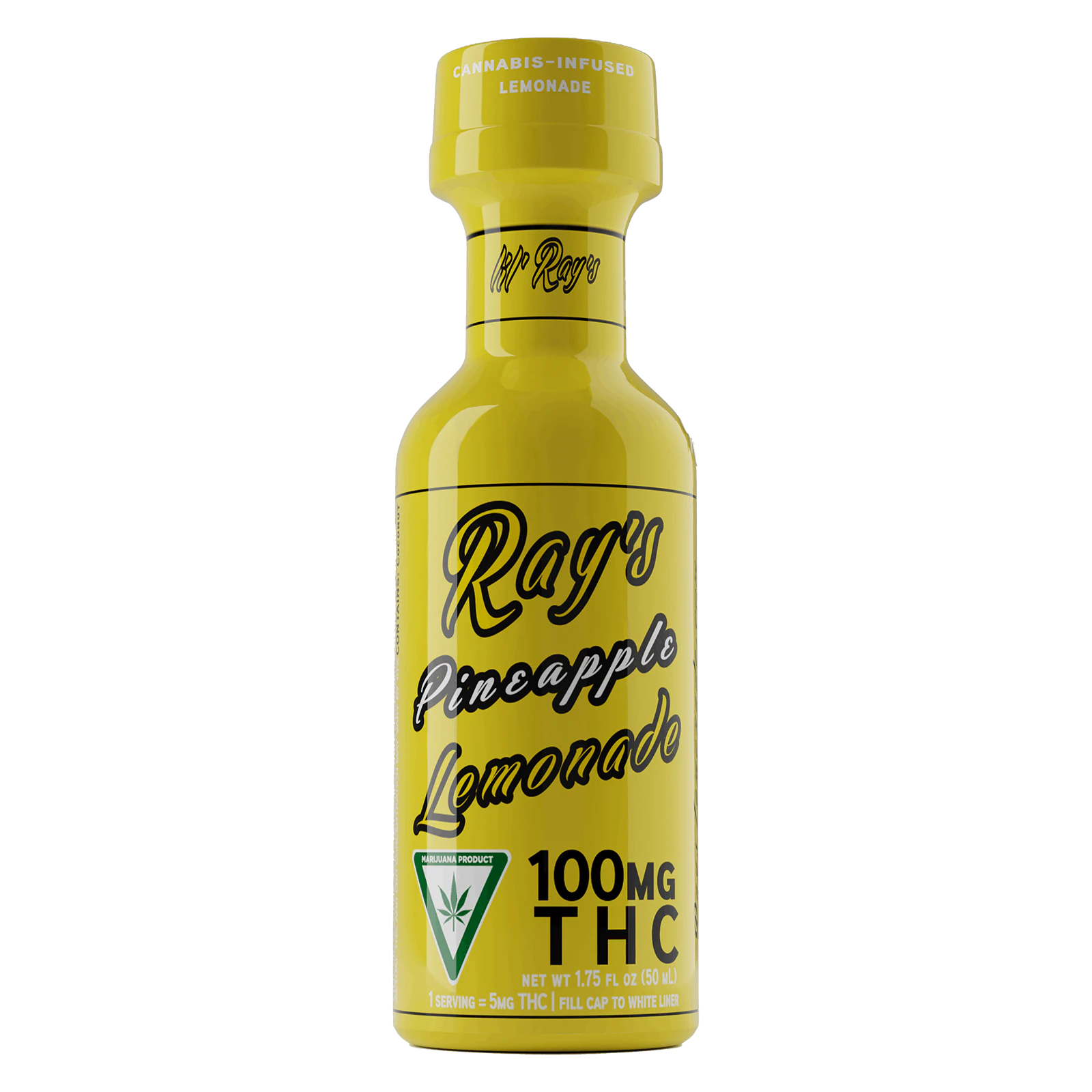 Ray's Lemonade - lil' Ray's Pineapple Lemonade- 100mg THC Main Image