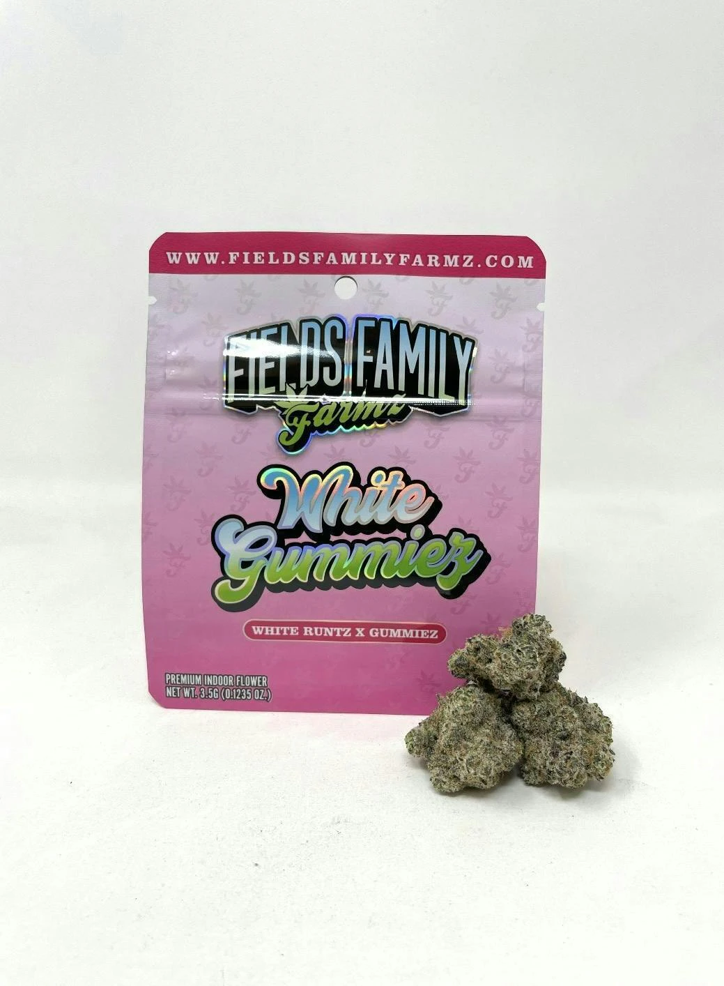 Fields Family Farmz - Fields Family Farmz - Flower - Indoor - White Gummiez - 3.5g Main Image
