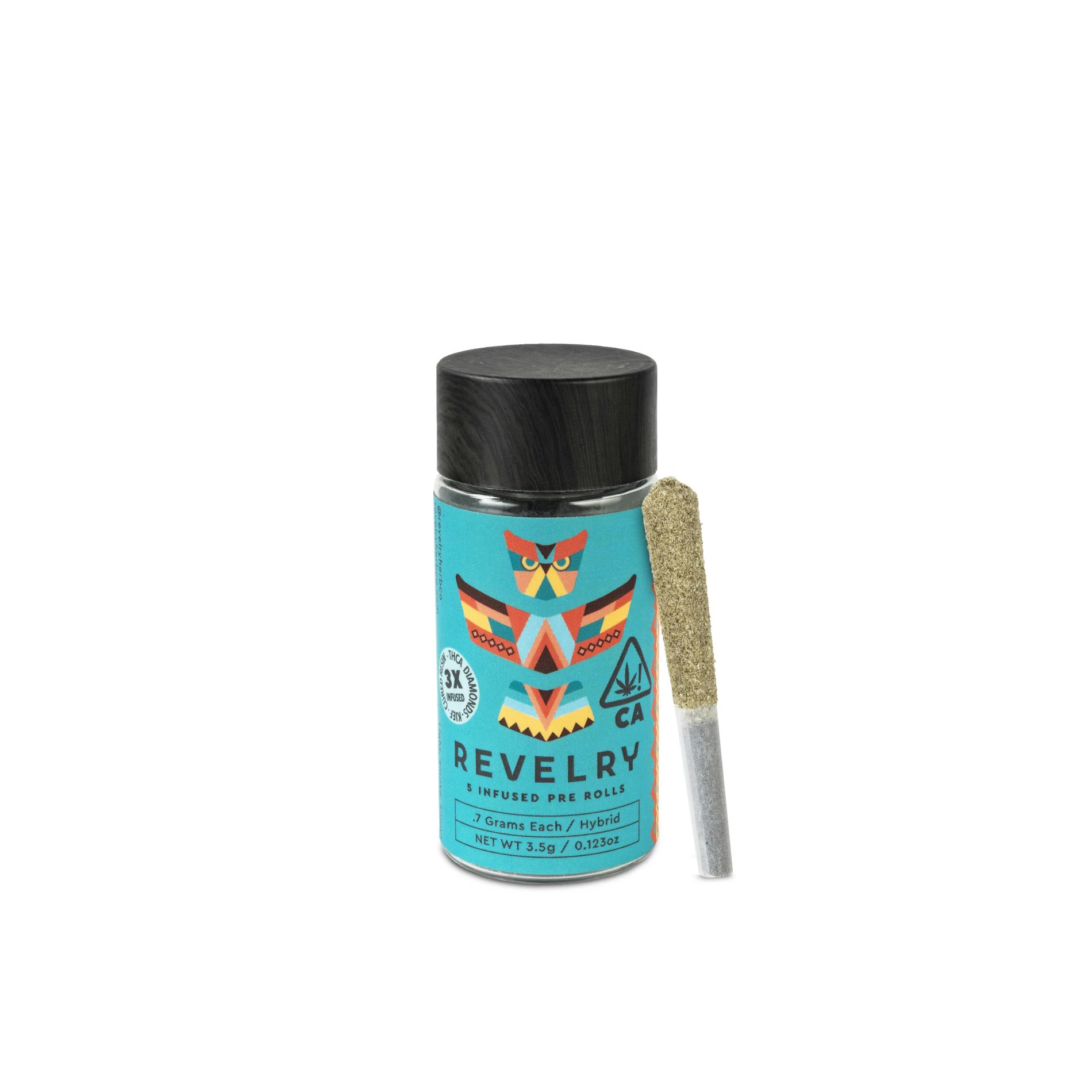 REVELRY - Revelry Infused 5pk Prerolls 3.5g POG Juice Main Image