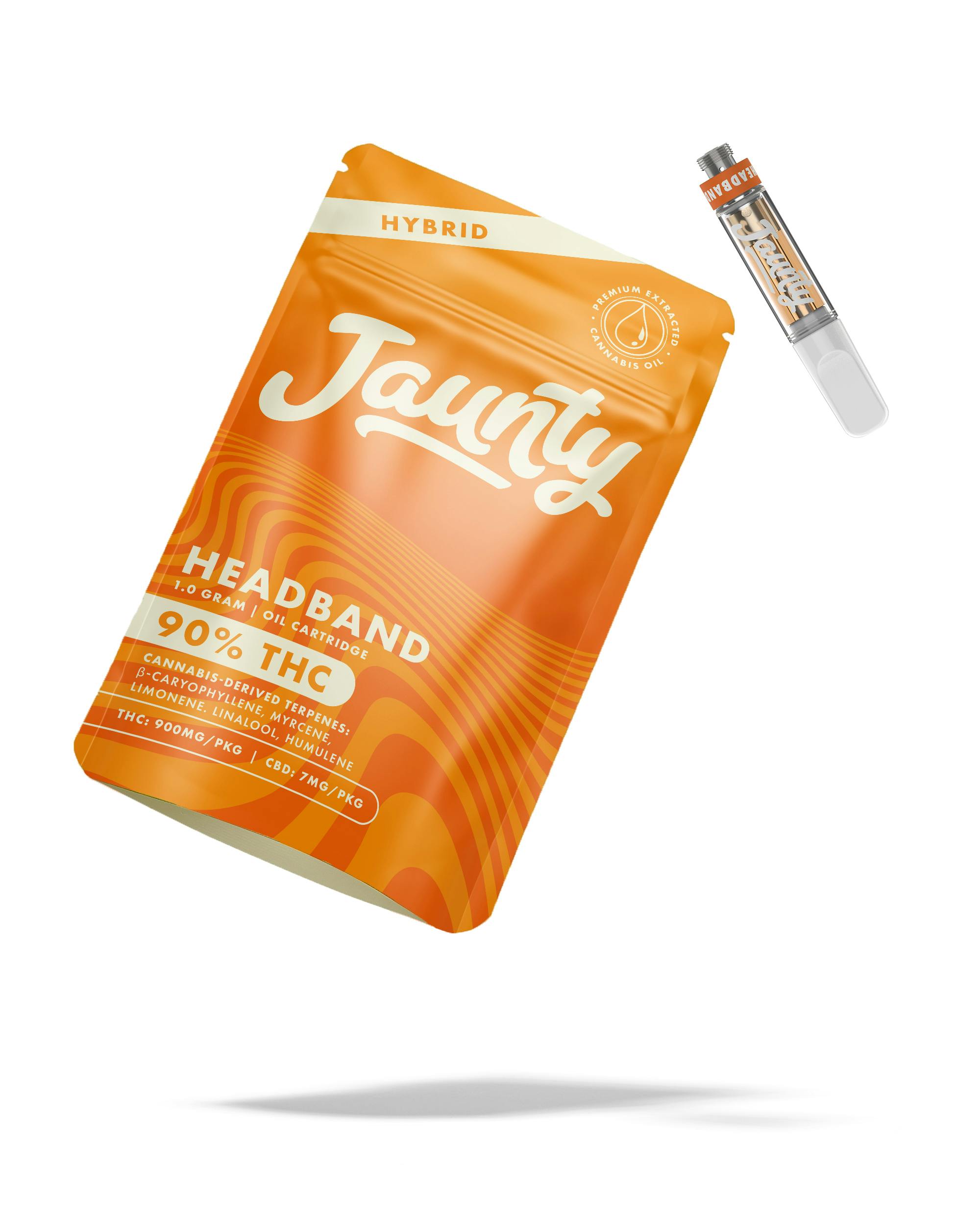 Headband -Hybrid- Cartridge 1g Cannabis Oil (Vape Cartridge) | Jaunty  -h1