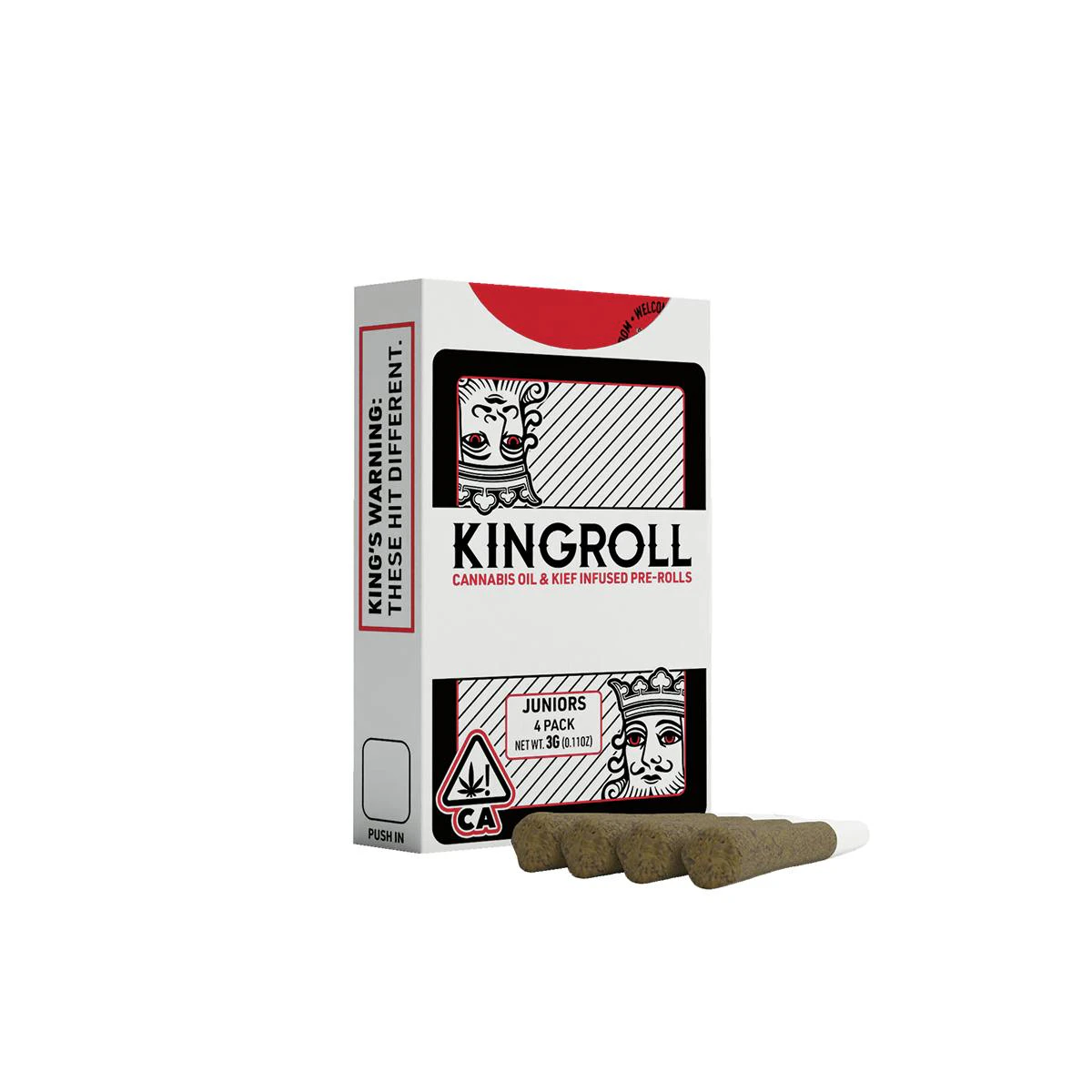 Kingroll - Kingroll .75g Blue Lobster X Apples & Bananas Infused Pre-Roll 4pk Main Image