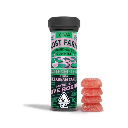 KIVA - Kiva Lost Farm Live Rosin Gummies Watermelon x Ice Cream Cake Main Image