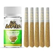 Lil Leftys Infused Prerolls 5 pack Watermelon Mojito