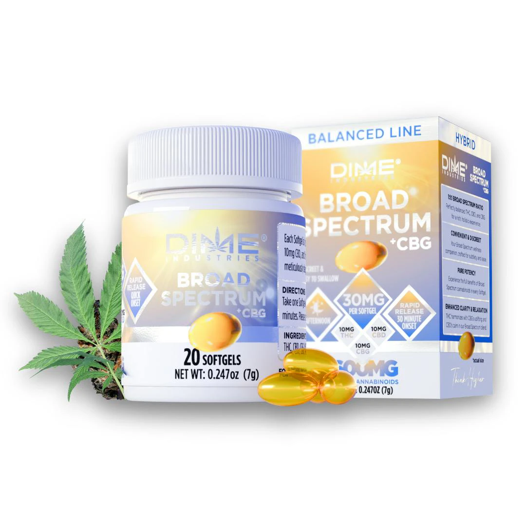 Dime Industries - Afternoon CBG Softgels Balanced Line Main Image
