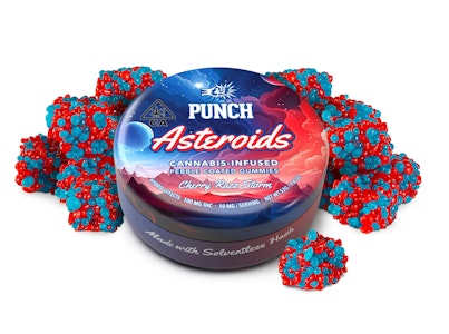 Punch Edibles & Extracts - Cherry Razz Storm Asteroids (100mg)