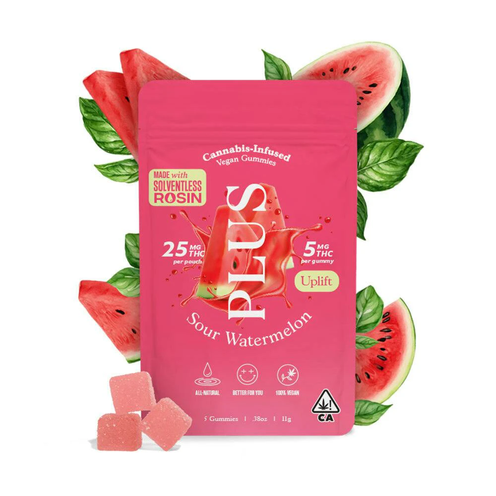 PLUS™️ Products - Plus - Sour Watermelon [5pk] (25mg) Main Image