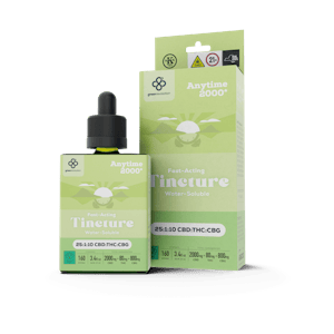 Green Revolution - Anytime 2000 - 25:1:10 CBD:THC:CBG Water-Soluble Tincture